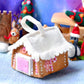 Felt Pink Gingerbread House Bag