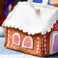 Felt Pink Gingerbread House Bag