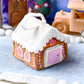 Felt Pink Gingerbread House Bag