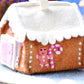 Felt Pink Gingerbread House Bag