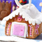 Felt Pink Gingerbread House Bag