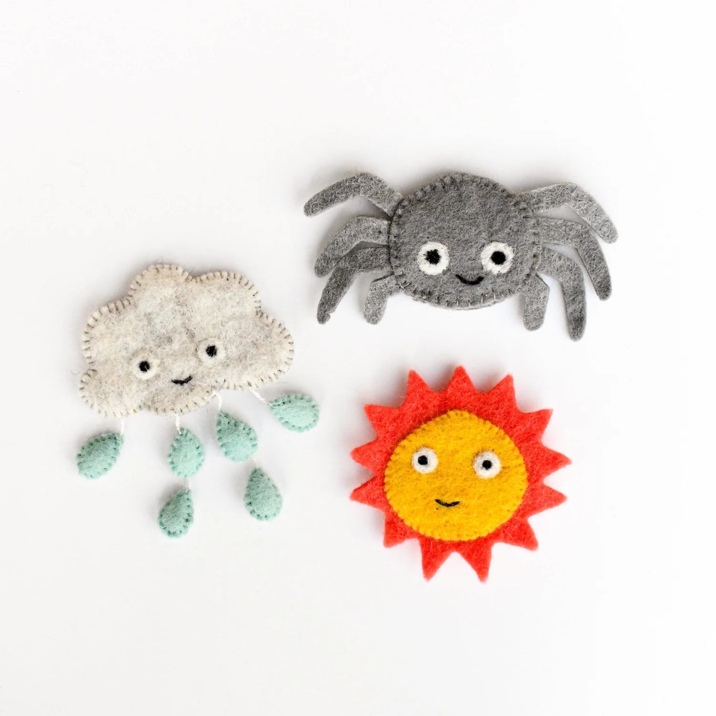 Itsy Bitsy Spider Finger Puppet Set