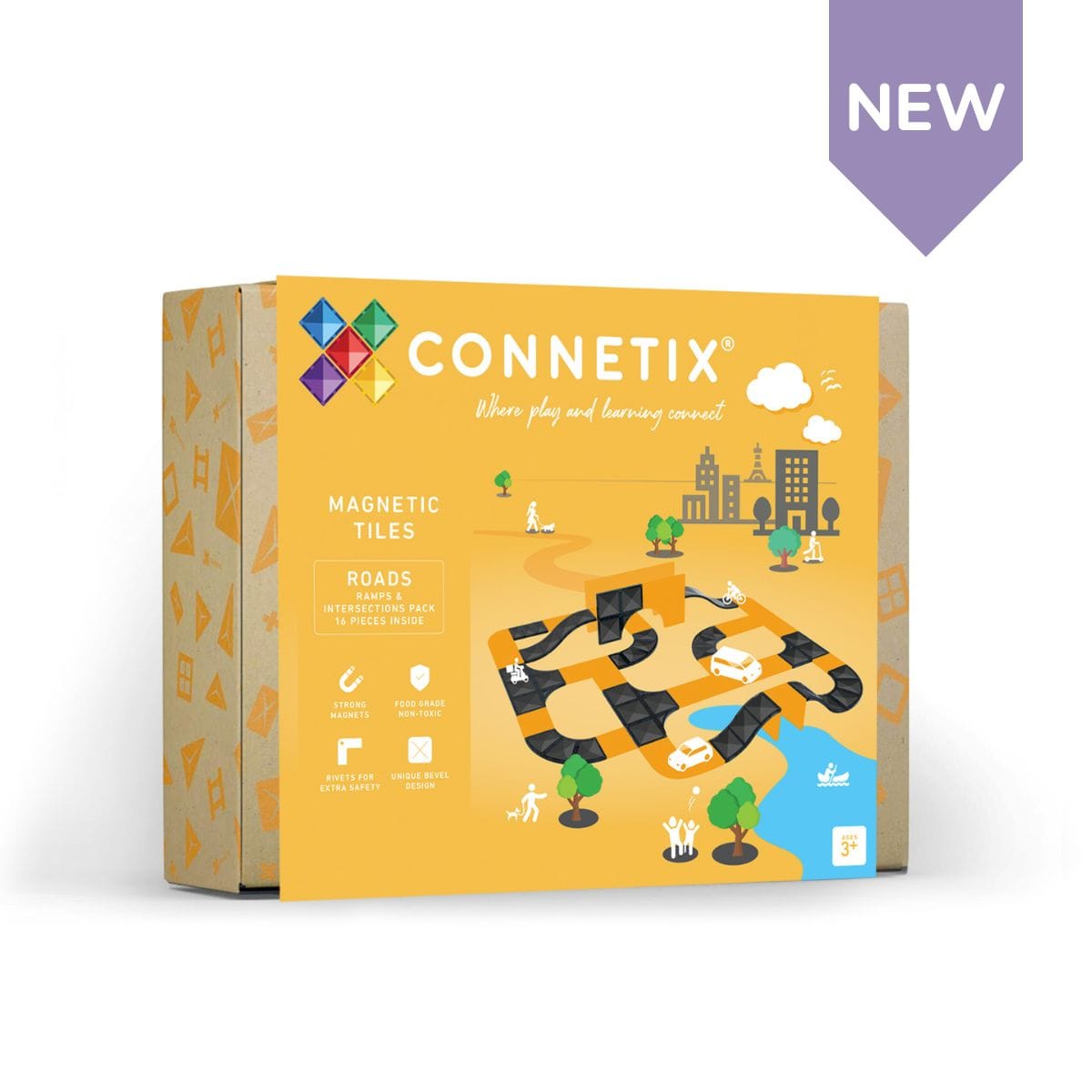 CONNETIX Ramps and Intersections Pack 16 pc