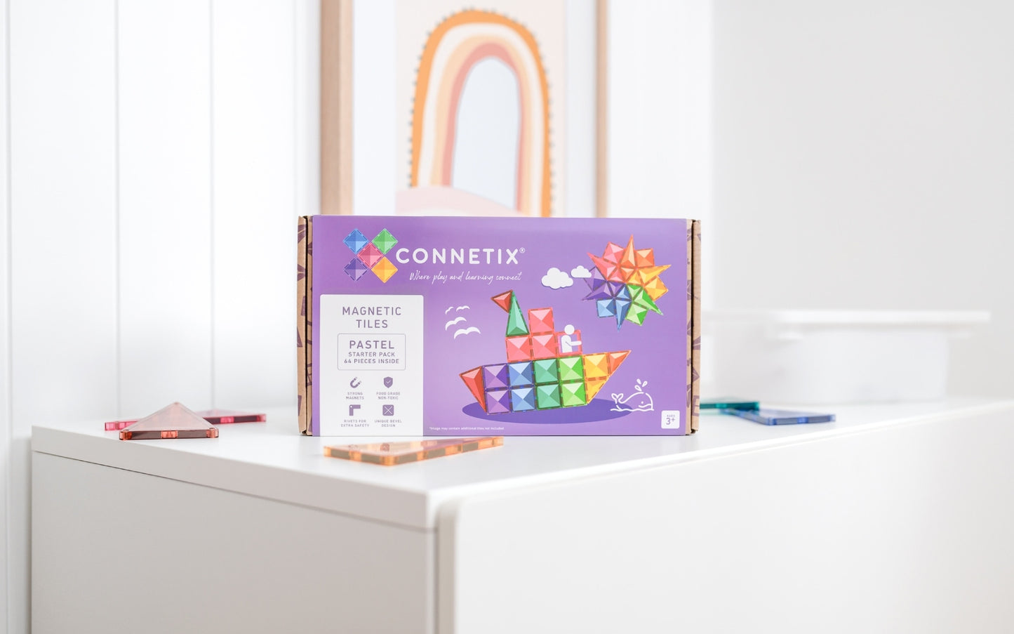 CONNETIX Pastel Starter Pack 64 pc