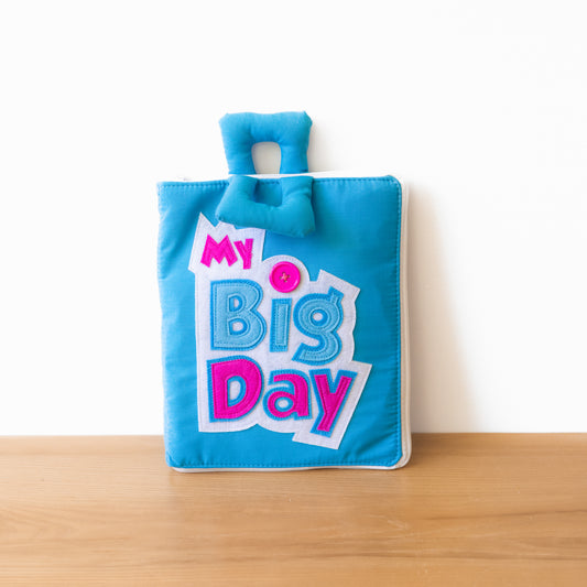 My Big Day Fabric Book - Blue