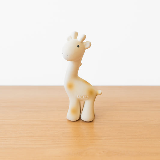 Giraffe Natural Rubber Rattle and Bath Toy